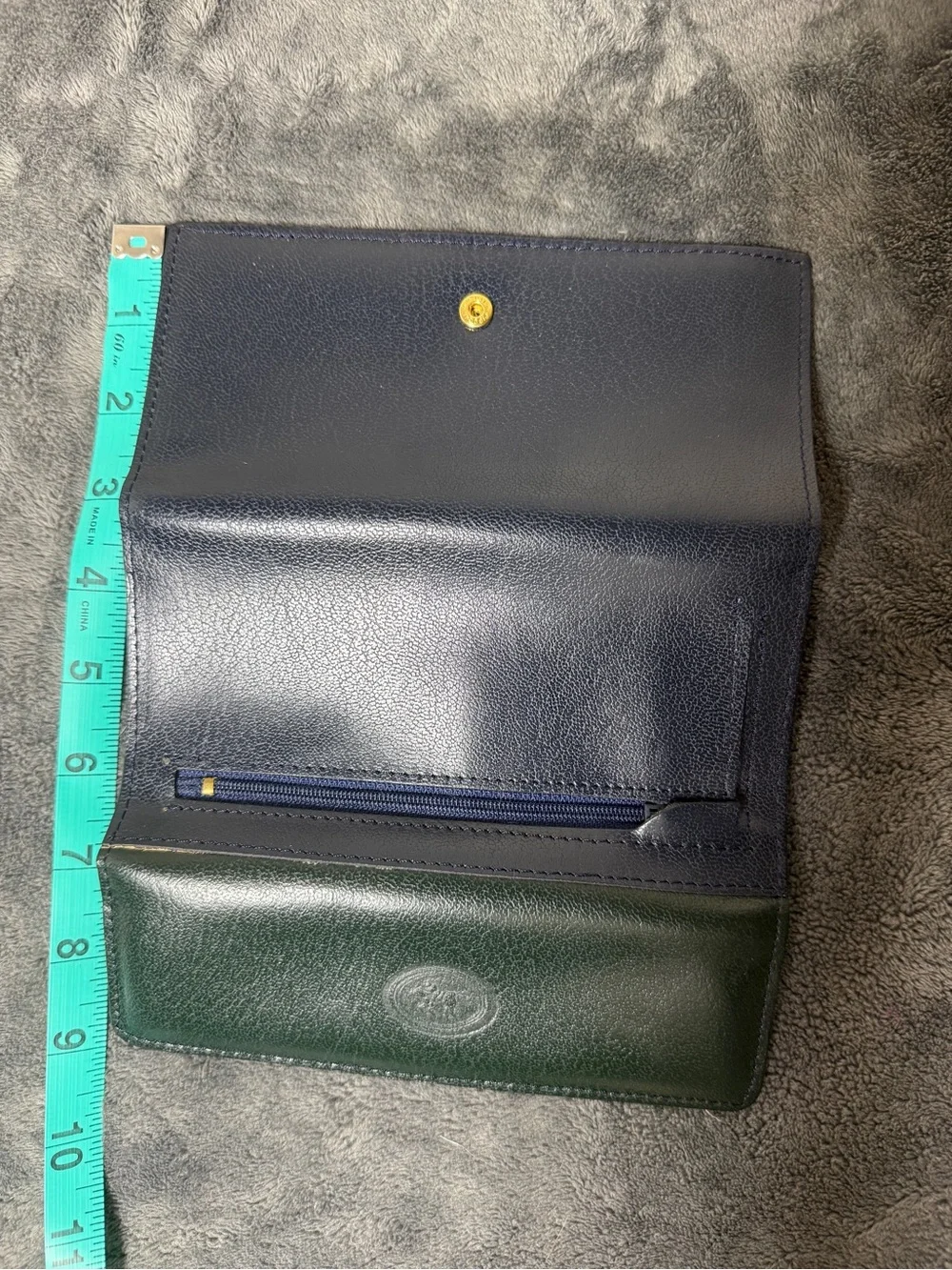 Vintage Fiocchi Italy Wallet Leather Old Money Two Tone